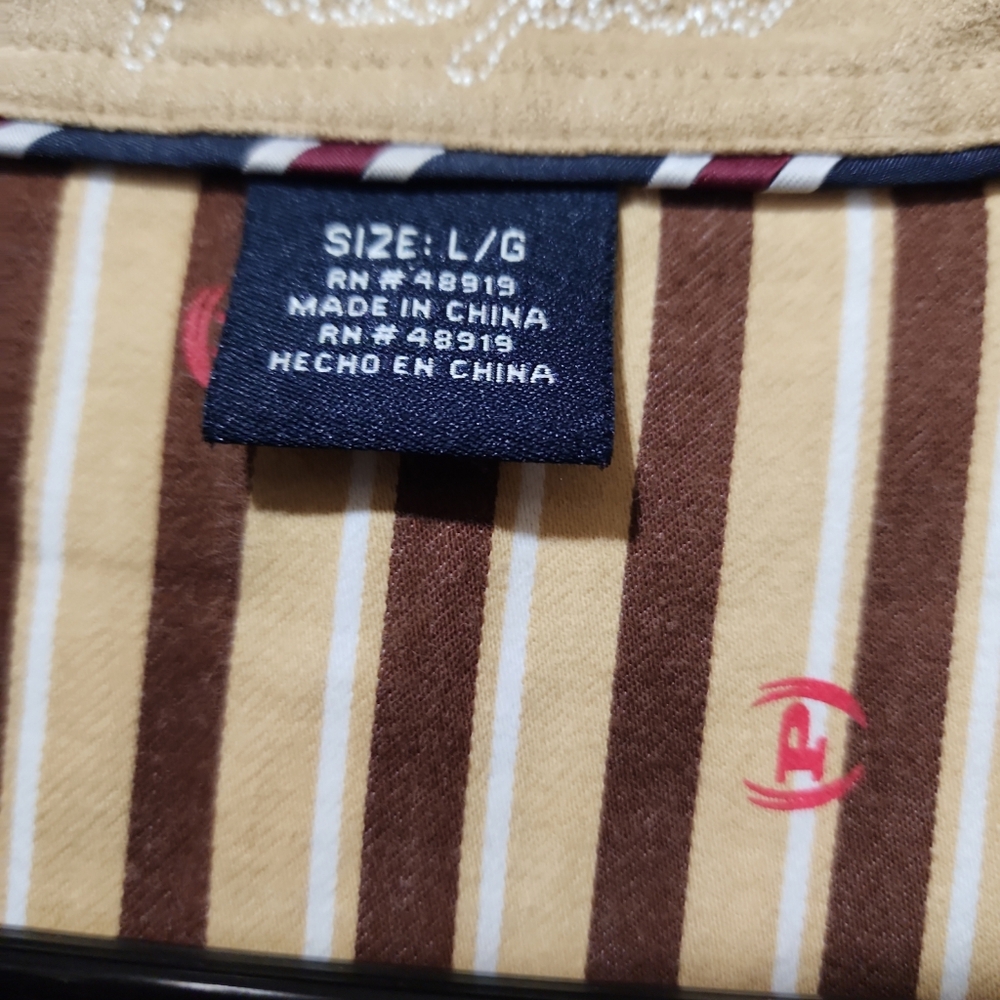 Phat farm vintage men stripe shirt long sleeve XL - Picture 4 of 10